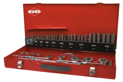 Produktbild von RUKO Gewindeschneidwerkzeug-Satz HSS - 54-tlg.