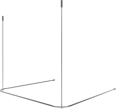 Obrázok produktu pre Tyč na záves do sprchy Burschberg 70 x ø 10 mm nehrdzavejúca oceľ kefovaný matný