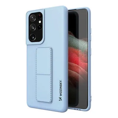 Produktbild von Wozinsky Kickstand Hülle für Samsung Galaxy S21 Ultra 5G - Blau KP10967