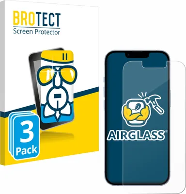 Produktbild von 3x BROTECT Schutzglas für Apple iPhone 14 Schutzfolie Panzer Folie Glas Display Schutz klar