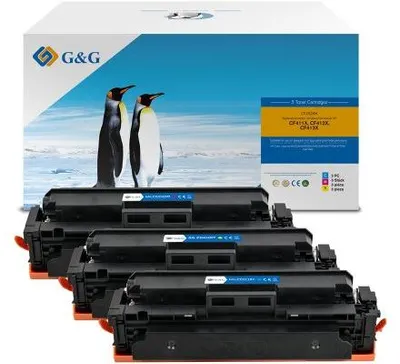 Produktbild von G&G 14997, 15000 Seiten, Magenta, Cyan, Gelb, 3 Stück(e)