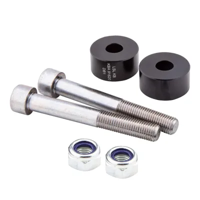 Produktbild von LSL Klemmbockerhöhung 15 mm, Schraubenlänge 90 mm, schwarz