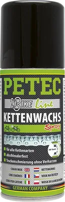 Produktbild von Petec Kettenwachs Spray Dry Lube Trockenschmierung für Fahrrad 100ml 70520