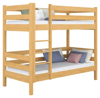 Immagine prodotto di Letto a castello in legno N01 pino naturale 120x180