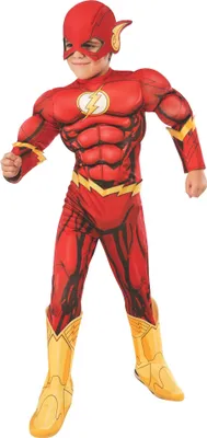 Produktbild von Kids Deluxe Flash Costume From Justice League - Size M