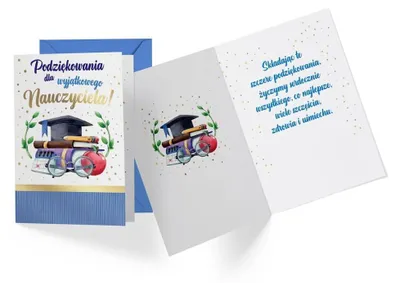 Zdjęcie produktu dla KARNET Podziękowania dla Nauczyciela