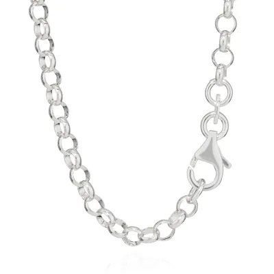 Produktbild von 925 Sterlingsilber Erbskette Für Anhänger Silberkette 45cm 3,00mm 5,5g 5645