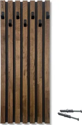 Produktbild von Modularer Holzkleiderbügel - Lamellen 98cm braun