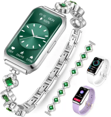 Produktbild von Homailida Smartwatch Damen 1.47 Zoll, Bluetooth Anruf, Fitnessuhr mit SpO2, Herzfrequenz, Schlafmonitor, 100+ Sportmodi, Android iOS