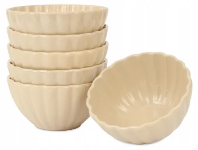 Produktbild von Porcello Lotus Beige Keramikschalen 14 cm 6 Stück