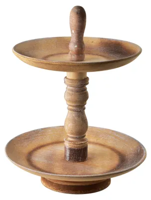 Image de Étagère décorative en MDF Mondex DAZ 21/24 x 30 cm, couleur naturelle, 1 pièce