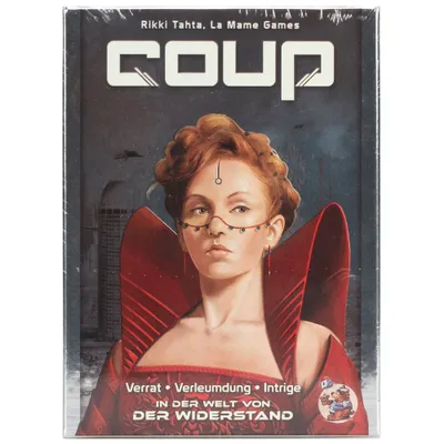 Produktbild von IBCD0002 - Coup, Kartenspiel, 2-6 Spieler, ab 13 Jahren (DE-Ausgabe)