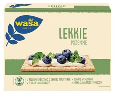 Image de Crackers légers au blé Wasa 110 g