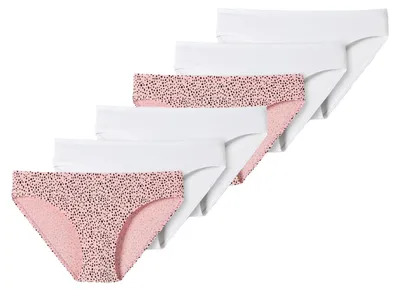 Produktbild von Mädchen Slip 6-Pack 95/5 Organic Baumwolle - sortiert 4 - Größe 152