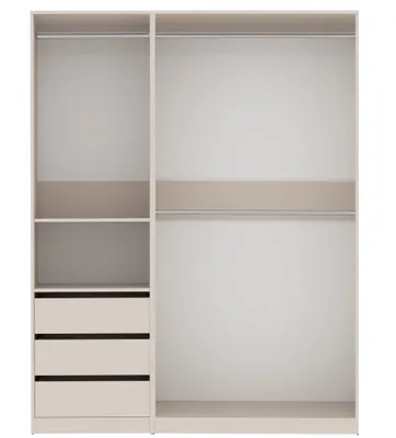 Produktbild von Marmex Kleiderschrank TRES H 111/100x206x51 cm, graubeige cashmere
