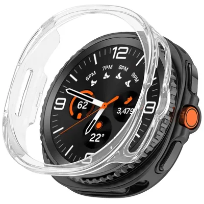 Obrázek produktu pro Pro Samsung Galaxy Watch 8 Classic 46mm Design Plastic PC Smart Watch Ochranné pouzdro Transparentní