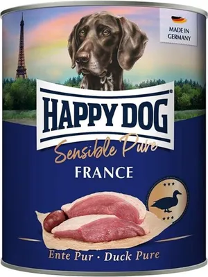 Image de HappyDog Sensible Boîte Canard Pur 800gx6