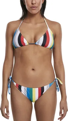 Produktbild von Urban Classics Ladies - STRIPE Swim Bikini multicolor - S