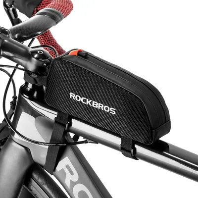 Produktbild von Wasserdichte Fahrradtasche Frontrahmen Top Tube Fahrradtasche Grosse Kapazitaet Fahrrad Aufbewahrungstasche fuer Rennrad MTB Mountainbike