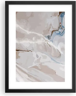 Produktbild von Gerahmtes Poster - Schwarzer Rahmen - Abstraktion modern - 30x40 cm - Wand Bild - Wanddeko - Wandbilder - Kunstposter - Wandposter - Bilderrahmen - Bilder - Kunstdruck - Wandbild - P2BPA30x40-4050