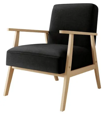 Produktbild von MIRJAN24 Sessel Runoya, Wohnzimmersessel vom Hersteller, Vintage Relaxsessel, Polstersessel (Farbe: Magic Velvet 2219)