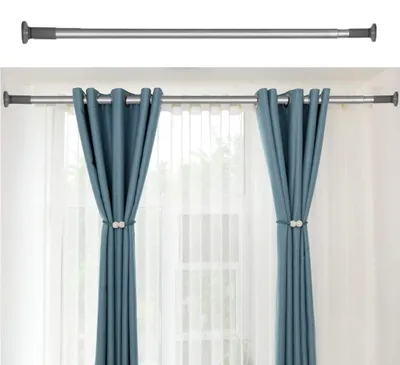 Immagine prodotto di Asta per tenda doccia senza forare - 328-377 cm - Acciaio inossidabile - Estensibile