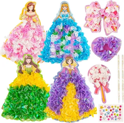 Immagine prodotto di Kit per attività creative, principesse, progetti fai-da-te per bambini dai 3, 4, 5, 6, 7, 8, 9, 10 anni e oltre