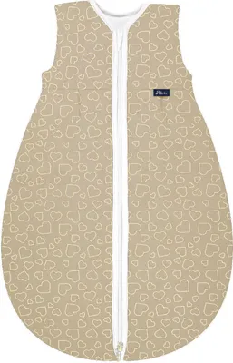 Produktbild von Alvi Mäxchen Schlafsack light Hearts Nature 100 cm