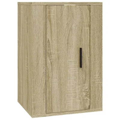 Image de vidaXL Armoire TV murale chêne Sonoma 40x34,5x60 cm