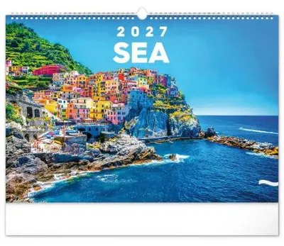 Obrázok produktu pre NOTIQUE Nástenný kalendár "More" na rok 2027, rozmer 48 x 33 cm