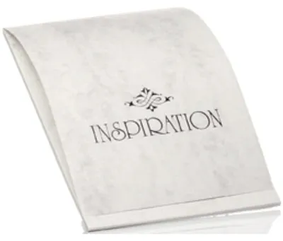 Produktbild von Rössler Papier 20030814 Briefblock Inspiration - A4, 40 Blatt, grau marmora