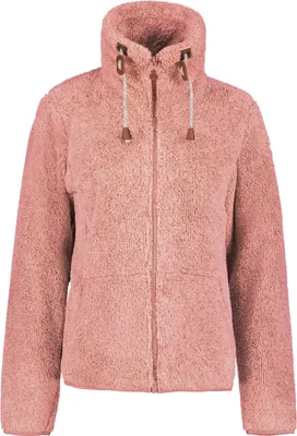 Produktbild von Icepeak Colony Teddy Fleecejacke Damen Langhaarfleecejacke, Farbe:Pink, Größe:XXL
