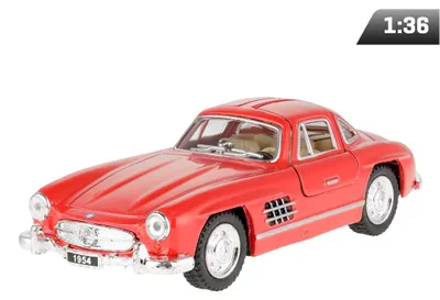 Immagine prodotto di Modello in scala 1:36, Mercedes-Benz 300SL del 1954, rossa
