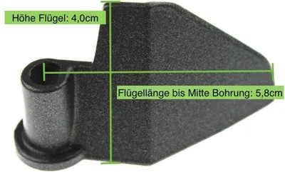 Produktbild von 1x Knethaken 22991 für Brotbackautomaten, Brotbäcker, Backmeister (Beschreibung)