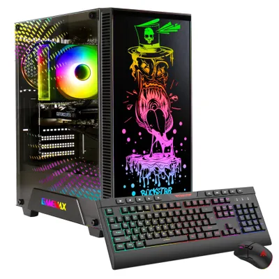Produktbild von GAMEMAX Gaming-PC Rockstar 8004 AMD Ryzen 5 7500F 16GB DDR5 RAM 1TB SSD RTX 5070 Windows 11