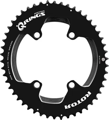 Zdjęcie produktu dla Rotor Q-rings 4b 110 Bcd Outer Chainring Silver 46t Silver 46t