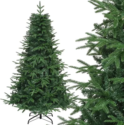 Produktbild von Premium Kunstweihnachtsbaum 182 cm - Naturgetreuer Tannenbaum mit Klappsystem