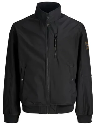 Produktbild von Jack&Jones Übergrößen Softshell-Blousonjacke schwarz