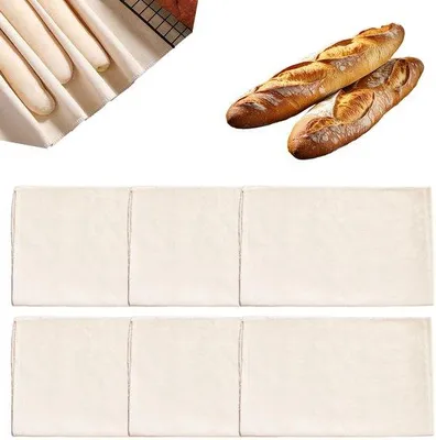 Productafbeelding van Set van 6 Bakkerslinnen voor Perfect Gistend Brood