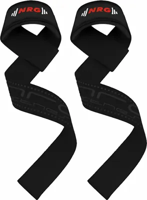 Produktbild von NRG fitness Heberiemen - Deadlift Straps - Schwarz Deluxe