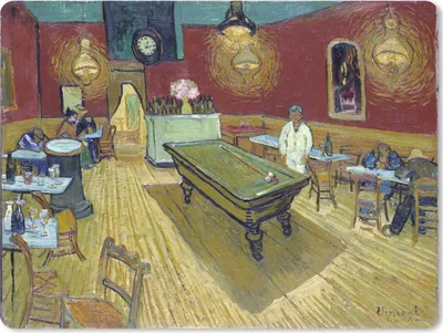 Produktbild von MuchoWow® Mauspad Mousepad Das Nachtcafé - Vincent van Gogh 23x19 cm - Mousepads - Maus Mat - Pad - Mausunterlage - Schreibtischunterlage - Mauspad
