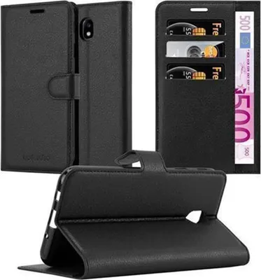 Obrázek produktu pro Cadorabo pouzdro pro Samsung Galaxy J7 2017 Protective Case in Black Pouzdro na mobil s magnetickým zavíráním
