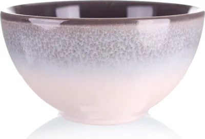 Produktbild von Matchaschale "Kiri" – handgefertigte japanische Keramik-Teeschale, 210 ml, cremefarbene Glasur mit blau-braunem Verlauf, stilvoll gefertigt