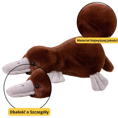 Obrázok produktu pre Plyšový maskot s hnedým zobákom 32 cm