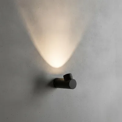 Productafbeelding van Zwarte wandlamp Brice design, AI-gegenereerde afbeelding