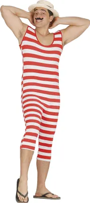 Produktbild von Fiestas Guirca - Kraftsportler-Kostüm für Herren FG470 (M) (Weiß/Rot)