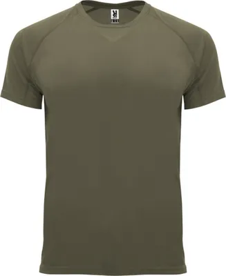 Produktbild von Roly - "Bahrain" T-Shirt für Herren - Sport kurzärmlig PF4339 (XL) (Militärgrün)