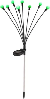 Zdjęcie produktu dla Lampa solarna LED 8x0,06W stojąca SOLAR 336090-8RGB Globo