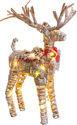 Image de Décoration de Noël LED Illuminée Renne avec minuterie 5287527