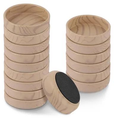 Möbelgleiter 16 Stück 60 mm Gummi-Basis Antirutsch Bodenschutz